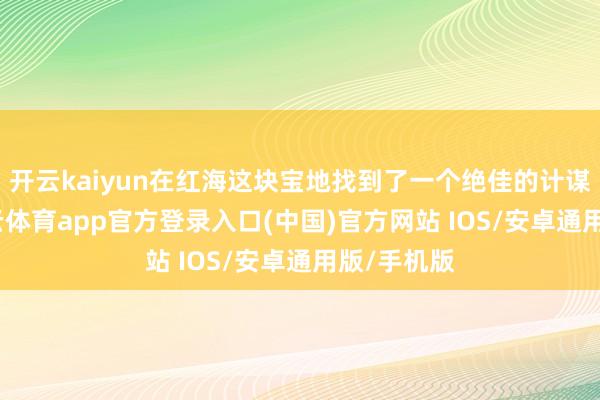 开云kaiyun在红海这块宝地找到了一个绝佳的计谋支点-kai云体育app官方登录入口(中国)官方网站 IOS/安卓通用版/手机版