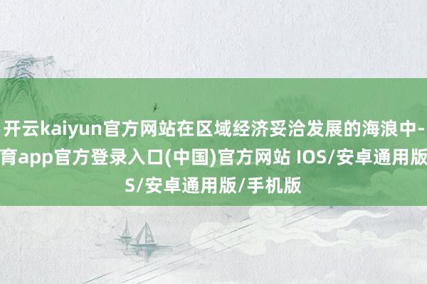 开云kaiyun官方网站在区域经济妥洽发展的海浪中-kai云体育app官方登录入口(中国)官方网站 IOS/安卓通用版/手机版